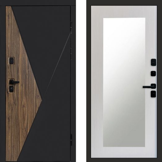 Входная дверь Termo-door Матрикс Дуб - Зеркало триумф Лиственница