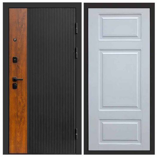 Входная дверь Termo-door Престиж - Лион Белый софт