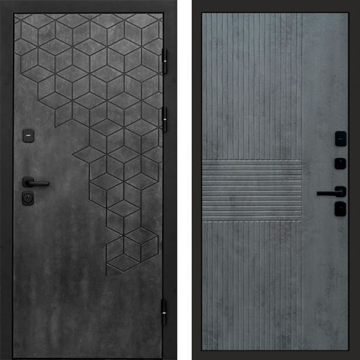Входная дверь Termo-door Спейс Бетон патина - Мастино Бетон темный