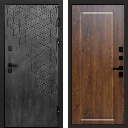 Входная дверь Termo-door Спейс Бетон патина - Гранд Дуб