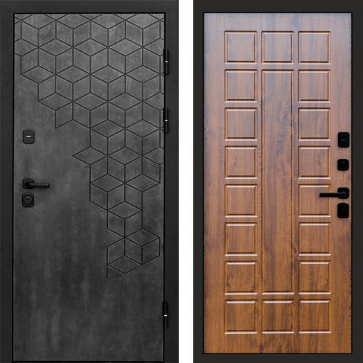 Входная дверь Termo-door Спейс Бетон патина - Престиж Дуб