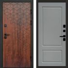 Входная дверь Termo-door Спейс Дуб патина - Марсель Грей софт
