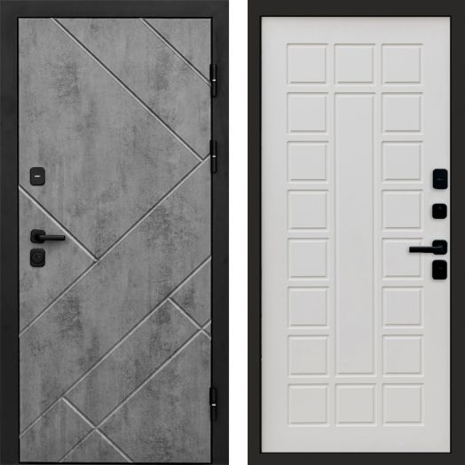 Входная дверь Termo-door Стоун Бетон - Престиж Бежевый матовый