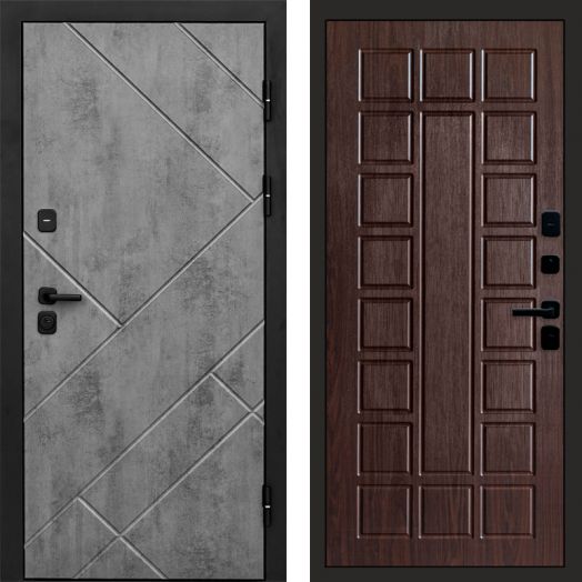 Входная дверь Termo-door Стоун Бетон - Престиж Венге