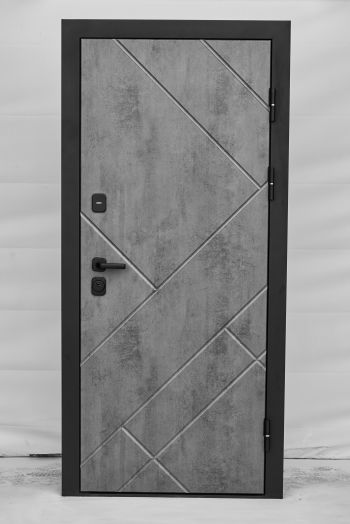 Входная дверь Termo-door Стоун Бетон - Спарта Белое дерево