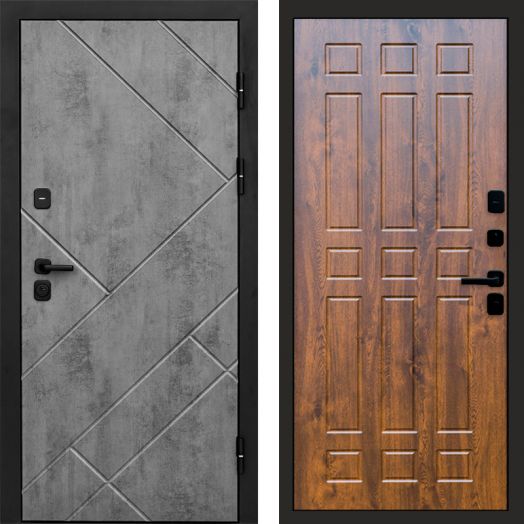 Входная дверь Termo-door Стоун Бетон - Спарта Дуб