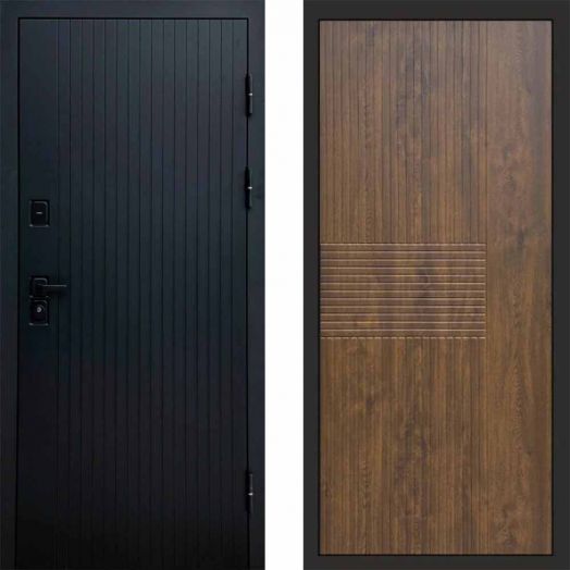 Входная дверь Termo-door Твист Black style - Мастино Дуб