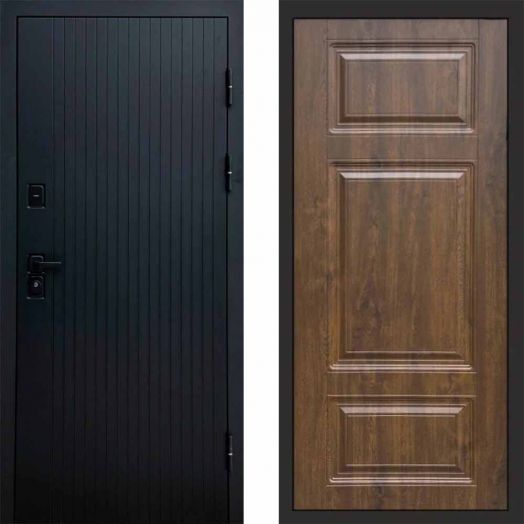 Входная дверь Termo-door Твист Black style - Лион Дуб