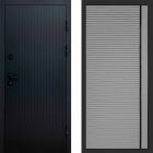 Входная дверь Termo-door Твист Black style - Porte Грей софт