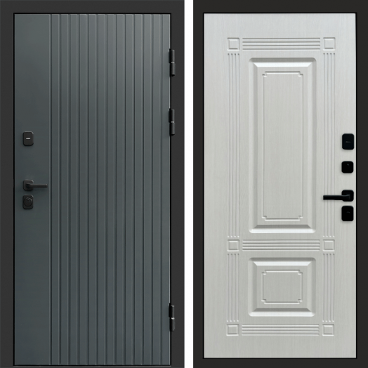 Входная дверь Termo-door Твист Грей style - Мадрид Лиственница