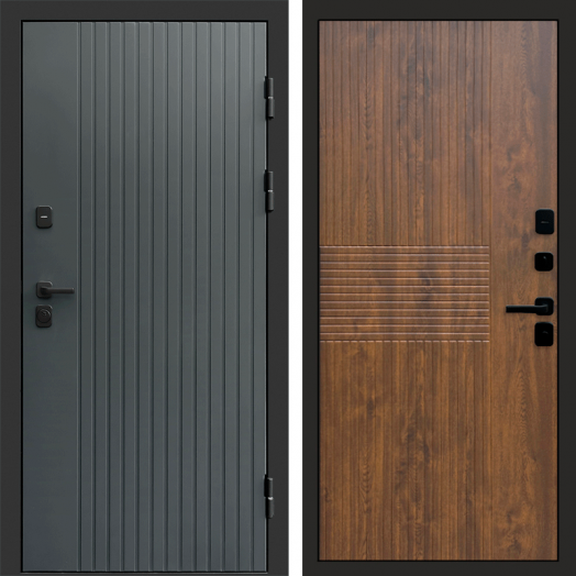 Входная дверь Termo-door Твист Грей style - Мастино Дуб