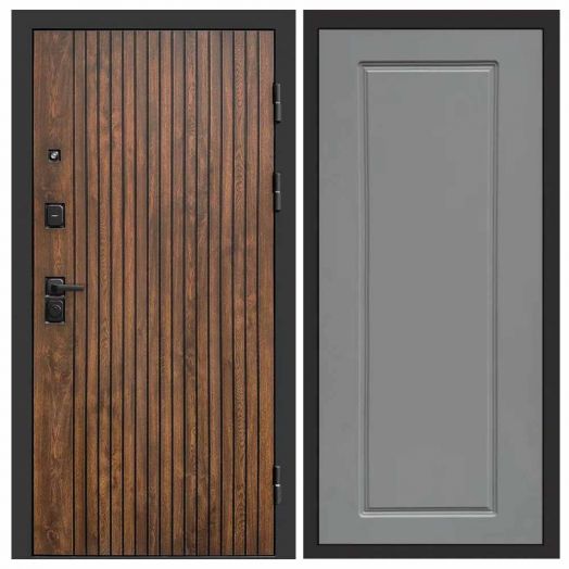 Входная дверь Termo-door Твист Дуб style - Гранд Грей софт