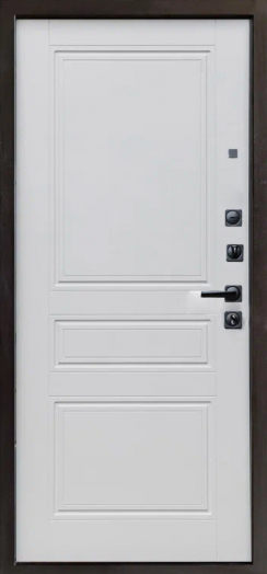 Входная дверь Termo-door Твист Дуб style - Классик Белый софт
