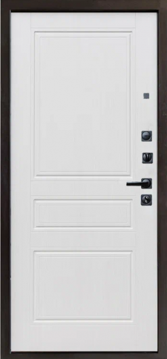 Входная дверь Termo-door Твист Дуб style - Классика Белое дерево