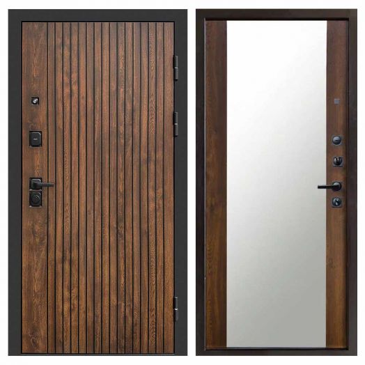 Входная дверь Termo-door Твист Дуб style - Зеркало Дуб