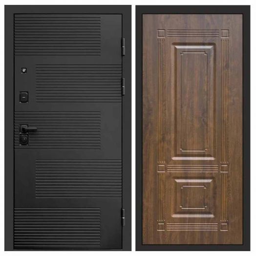 Входная дверь Termo-door Фаворит Black - Мадрид Дуб