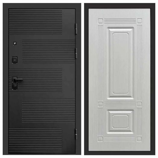 Входная дверь Termo-door Фаворит Black - Мадрид Лиственница
