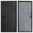 Входная дверь Termo-door Фаворит Black - Горизонт Бетон темный