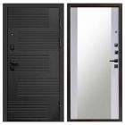 Входная дверь Termo-door Фаворит Black - Зеркало Белый софт