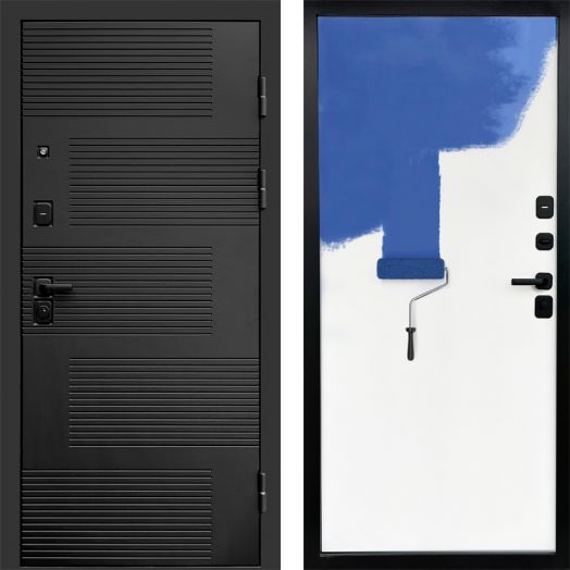 Входная дверь Termo-door Фаворит Black - Грунт под покраску