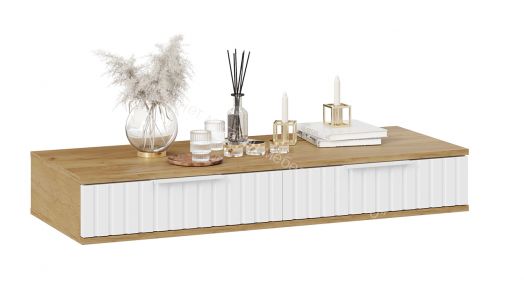 Стол туалетный Хилтон - 402.007.000 Дуб Крафт золотой, Белый матовый