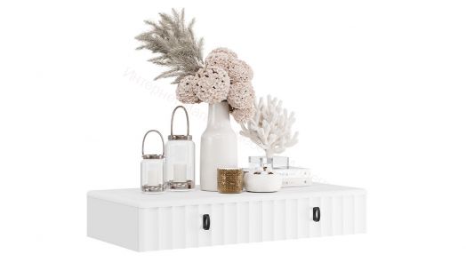 Стол туалетный «Тиффани» - 407.004.000 Белый Жемчуг, Белый софт