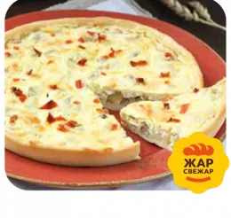 Пирог курица по-французски