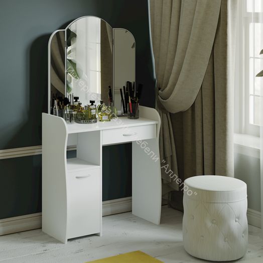Туалетный столик "София" Т1 (Белый/Белый)