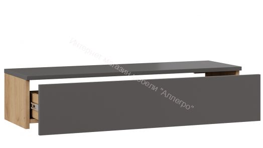 Тумба универсальная Тип 2 Дуб Крафт Золотой, Графит Серый