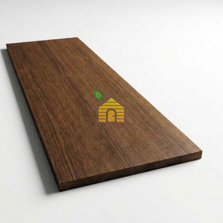 Мебельный щит термоясень радиальный тёмный сорт 0-1