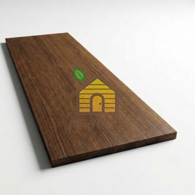 Мебельный щит термоясень радиальный тёмный цельноламельный сорт 0-1