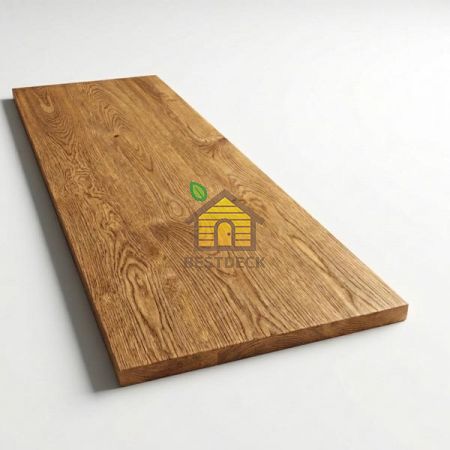 Мебельный щит термоясень тангенциальный  цельноламельный сорт 0-1