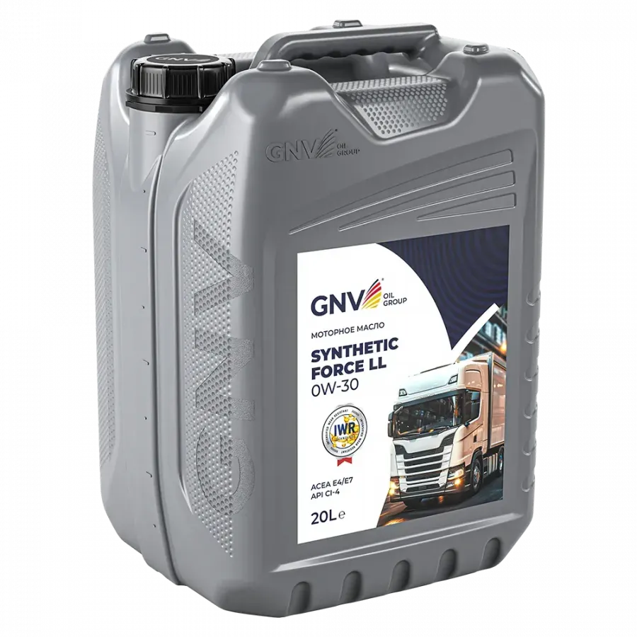 GNV Synthetic Force LL 0W-30, 20л