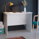 Стол письменный тип 14 (1000) Белый Ясень