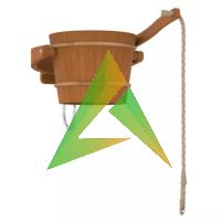 SAWO Обливное устройство, канадский кедр, 18л, 393-D