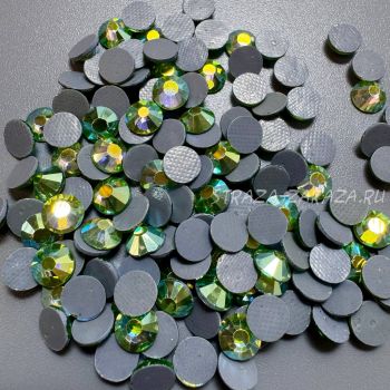 A2 Стразы ГОРЯЧЕЙ Фиксации Peridot_AB SS30 (125 шт)