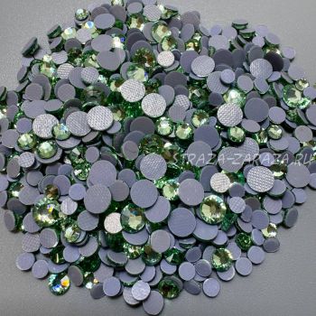 A2 Стразы ГОРЯЧЕЙ Фиксации Chrysolite Mix