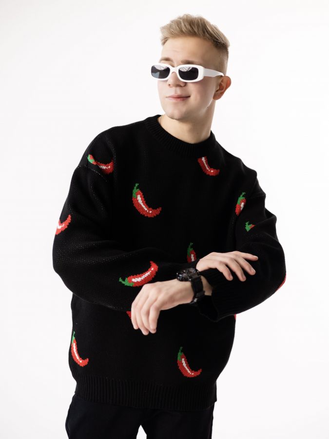 Свитер с перчиками