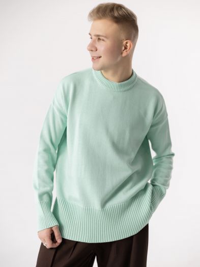 Свитер мята