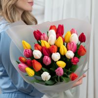 Микс из тюльпанов 35 штук