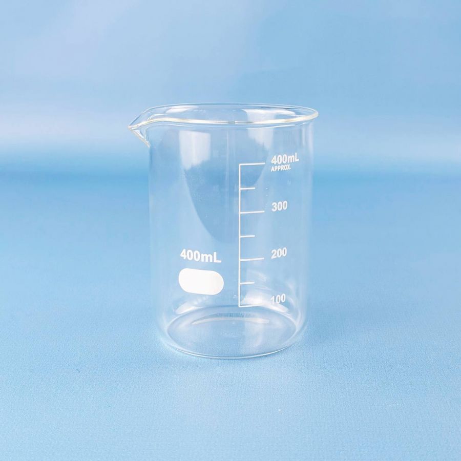 Стакан лабораторный низкий Labdevices Н-1-400, 400 мл, стекло Boro 3.3, градуированный