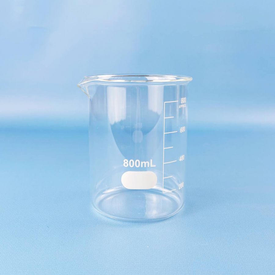 Стакан лабораторный низкий Labdevices Н-1-800, 800 мл, стекло Boro 3.3, градуированный