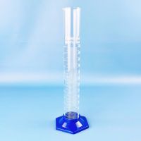 Цилиндр мерный Labdevices 3-250-2, 250 мл, стекло, с пластиковым основанием, с носиком, градуированный