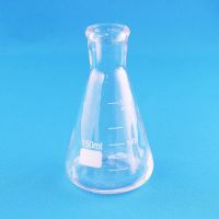 Колба коническая (Эрленмейера) Labdevices КН-2-150-22, 150 мл, горло 22 мм, стекло Boro 3.3, без шлифа