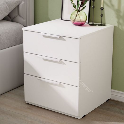 Тумба прикроватная «Порто» - ТД-393.03.01 Белый Жемчуг, Белый софт