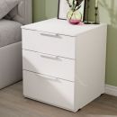 Тумба прикроватная «Порто» - ТД-393.03.01 Белый Жемчуг, Белый софт