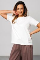 Футболка женская базовая 402MLK [молочный]