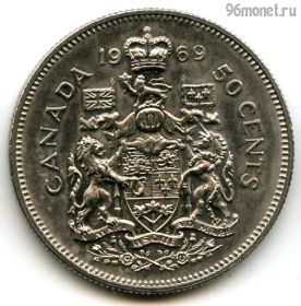 Канада 50 центов 1969