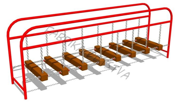 Бревно на цепях "Ступени"