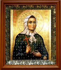 Икона Любовь Рязанская в киоте с басмой Виноградная Лоза (UV-печать)(30563)